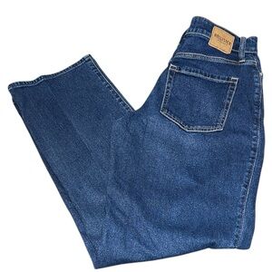 Hollister Women’s Ultra High Rise Dad Jeans Size 6R Dark Denim Wash